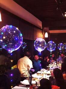 12pcs (6 Sets) - LED Balloon Light String, Transparent Balloon Design, Birthday, Wedding, Anniversary, Valentine's Day, Summer Beach Party Decoration, Indoor Party Decoration, Colorful