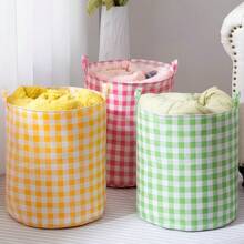 1pc Large-Capacity Waterproof Folding Dirty Clothes Basket Storage Basket, Suitable For Organizing Dirty Clothes Baskets, Storage Baskets And Laundry Baskets In Bedrooms, Bathrooms, Living Rooms And Dormitories At Home. Multi-Functional Storage Buckets For Clothes, Toys, Snacks And Sundries, Storage Baskets And Storage Baskets.