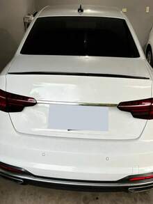 For Audi Accessories A3 S3 RS3 A4 S4 B9 A6 SEDAN Rear Wing Trunk Spoiler Lip Body Kits - Black - View 5