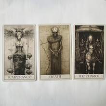 1pc-Mysterious Horror Tarot Set - 78 Card Deck For Divination, Power Exploration And Spiritual Insight | The Perfect Board Game Accessories And Holiday Gifts - Multicolor - View 5