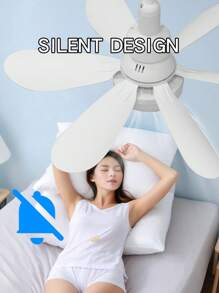 Ventilateur de plafond avec lumière et télécommande, ventilateur de plafond à LED dimmable de 40 W avec douille E27, ventilateur de plafond pour chambre à coucher, salon, 6 pales, 3 vitesses, minuterie