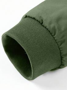 Men's Autumn/Winter Outdoor Thermal Lined Casual Jacket, Fashionable And Warm, With Baseball Collar Design To Shape The Neck And Look Stylish, Inner Pocket, Elastic Cuffs To Keep Out Wind And Stay Warm, Suitable For Daily Wear, Parties, Business, And Outdoor Activities, Ideal Gift For Husbands Or Boyfriends