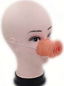 2 Stücke lustige tierische Gummi Schweinenase Cosplay Requisiten, 3D simulierte Fake Nasen für Bühnenauftritte, Ferienfestmakeup-Zubehör, Streich-Spielzeuge, neuartige kopfmontierte Masken, sind die perfekten Überraschungsgeschenke für Familie, Freunde und Geliebte.