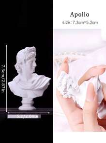 Estatua de yeso vintage como accesorios fotográficos, accesorios de apoyo para fotografía de productos terminados, fondos fotográficos, accesorios de escritorio decorativos