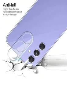 Juego de 4 en 1: 3 piezas de película suave de hidrogel + 1 pieza de protector de lente de cámara de vidrio templado, compatible con iPhone/ Galaxy/ Mi/Redmi//Honor/Magic 6 5 Lite/ y talla grande modelos. Superficie brillante de alta definición, a prueba de explosiones, autoadhesión, alta dureza, diseño con borde redondeado a prueba de polvo. Regalo para cumpleaños, familia, amigos, protector de lente, accesorios para teléfono.