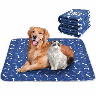 Tampons d'urine pour animaux de compagnie lavables, tampons d'urine pour chiens réutilisables et imperméables, tampons d'urine anti-dérapants pour chiots, tampons d'entraînement pour animaux de compagnie étanches, tampons d'urine lavables pour chiots et chats.