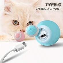Bola rodante inteligente con gravedad, juguete eléctrico inteligente para mascotas, recargable por USB, juguete interactivo para gatos, disponible en varios colores. Adecuado para gatitos, ayuda a los gatos a aliviar el estrés y el aburrimiento, activa el instinto de caza del gato a través del movimiento. El tamaño del producto se adapta a gatos de diferentes tamaños, los gatos no sienten amenaza y se activa su naturaleza de caza.