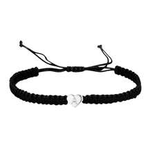 Bracelet tressé 26 lettres, polyvalent et simple, bracelet à breloques en forme de cœur, bracelet initiale homme et femme, bracelet tressé fait main, bijoux à la mode, bracelet couple, bracelet d'amitié, le cadeau d'anniversaire idéal pour la famille et les amis.