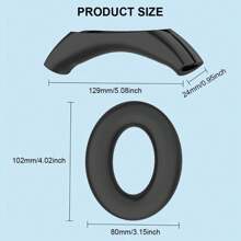 Cuscinetti per cuffie di ricambio in silicone per WH-1000XM4, tazze anti-polvere e antiurto, protezione per padiglioni auricolari