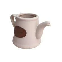 Ceramic Teapot Shaped Vase Decoration Ornament With Phrase - Color - View 4