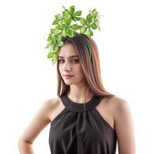 1Pc Wedding Photography For Women Headdress Decor Accessory Bridal Tea Party Wedding Headpieces Headband Bride The Flowers Hair Band, Diadema, Hair Hoop