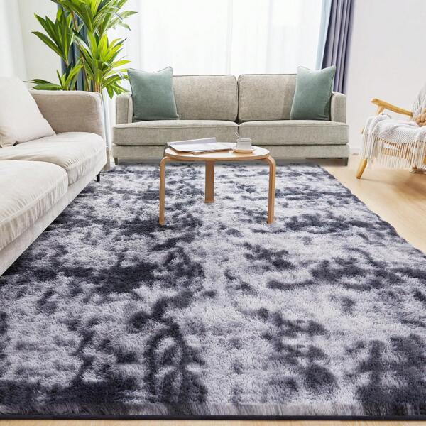 Area Rugs For Living Room, Shaggy Plush Rug For Bedroom, Soft Non Slip Floor Carpet For Bedside, Fluffy Rug For Nursery, New Year Christmas Dorm And Home Decor