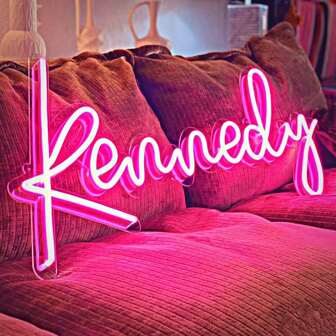 Custom Name Neon Sign For Kids, Neon Sign Bedroom Neon Sign Custom Neon Sign Bedroom Bedroom Decor Kids Room Decor Home Decor Gift For Kids, Multi-Functional, Durable, Ornamental, Reusable, Exquisite, Stylish, High-Quality, Colorful, Modern, Custom, Personalized, Unique, Ideal Gifts For Him, Ideal Gifts For Her, Boyfriend, Dad, Girlfriend, Mom, Family, Friends, Tea Room, Home, Garden, Office, For Anniversaries, For Valentine's Day, For Father's Day, For Graduation, For Weddings, For Housewarming
