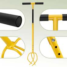 Pure Garden Hand Tiller For Gardening - Adjustable Height Manual Twist Tiller Claw Hand Tiller Garden Tool - Soil Aerator, Garden Cultivator, Hand Tiller, Or Compost Aerator Tool - Garden Hand Tools - 1 - View 8