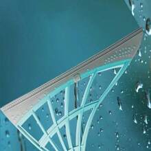 1/2 Stück Multifunktionaler Magic Besen Verlängerte Verstärkte Ausgabe 96cm 37 Zoll Edelstahlgriff Gummistreifen Silikonstreifen Bodenwischer Auto Scheibenwischer Schlaffer Besen geeignet für Küche, Toilette, Wohnzimmer, Badezimmer