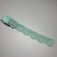 1/5 Yards Of Long Venice Floral Lace Trim For Sewing Crafts - Available In Red, Purple, Green Can Use Embellish And DIY - Multicolor - View 4