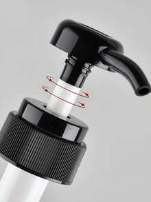 1 Stück PET Kunststoff Lotion/Duschgel nachfüllbare Spenderflasche, schwarze quadratische Form, wiederverwendbarer Seifenspender, Badezimmer Aufbewahrungszubehör für den Schulanfang