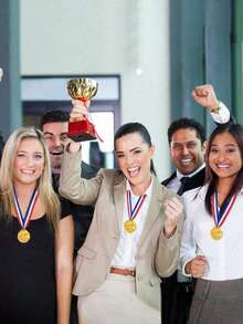 1/5/10/20/30Pieces Plastic Gold Winner Award Medals Bulk For Sports, Games Competitions , Party Favors And Decorations - Gold Medal - View 5