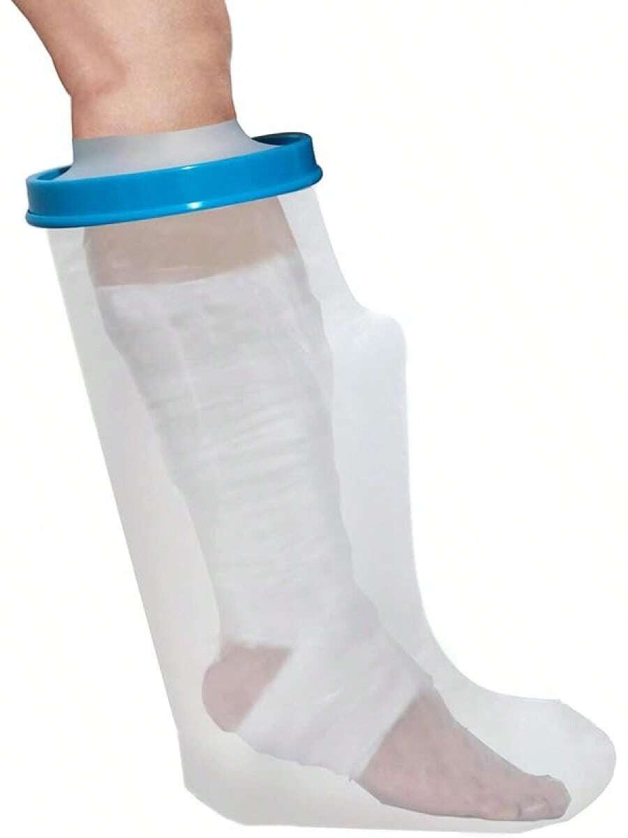 % Waterproof Leg Cast Cover Showering, Reusable Adult Short Leg Cast Protector, Cast Covers Shower Leg, Cast Bag Shower, Cast Cover Showering Foot