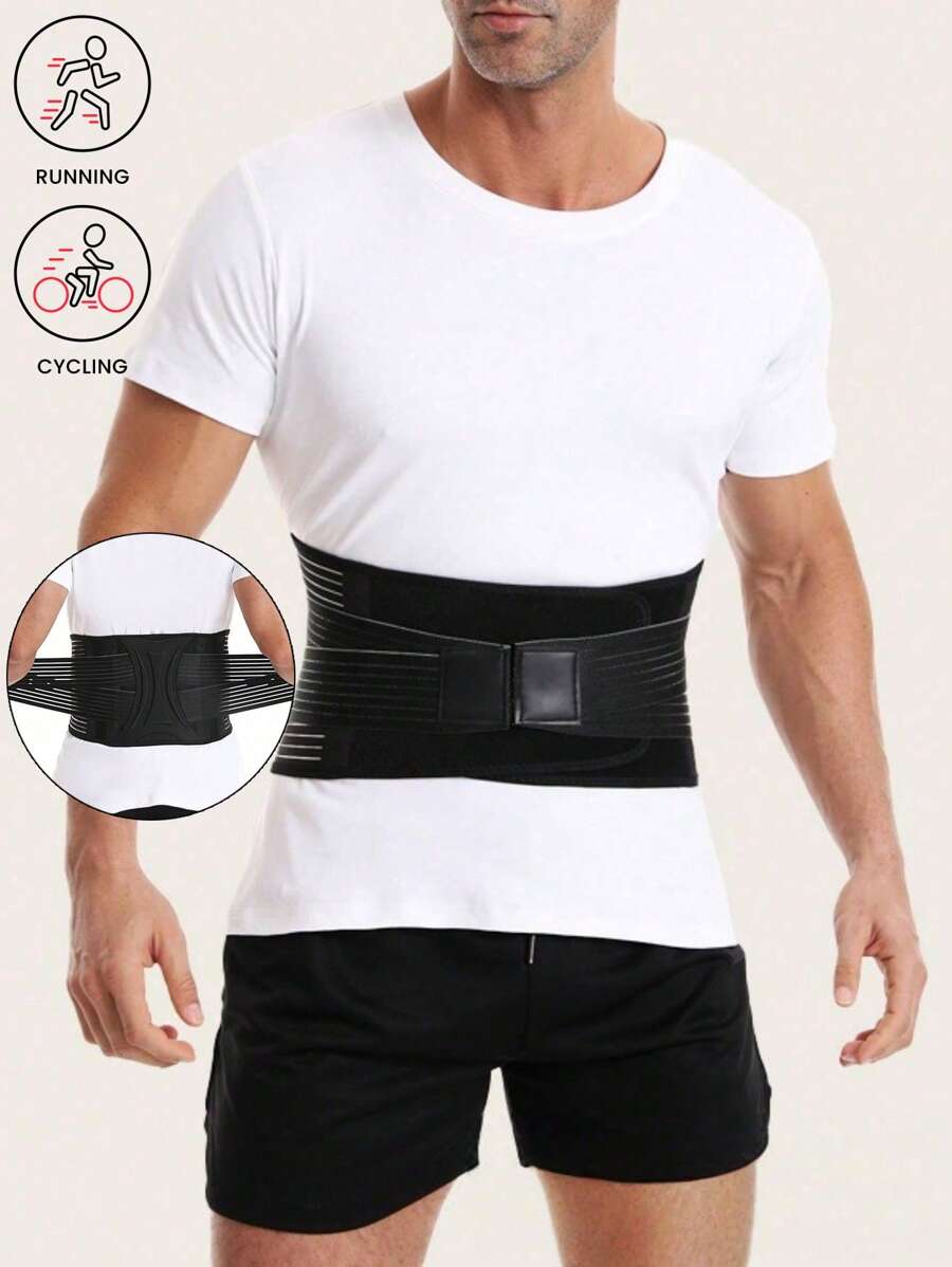 1 Stück, Neuer Sommer Outdoor Sport Fitness Gürtel, Herren Fitness Gürtel, Basketball Profi Training, Tiefe Kniebeuge, Schweres Ziehen, Bauchmuskel Kompression, Laufausrüstung zur Körperformung