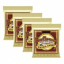 Cuerdas para guitarra electroacústica Ernie Ball 2006, paquete de 4, juego de 4 cuerdas, especificaciones personalizadas, universal para guitarra electroacústica. - Multicolor - Ver 3