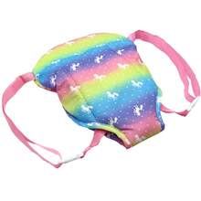 Porte-poupée à dos convenant aux poupées nouveau-nées de 14 à 18 pouces et aux poupées Reborn de 13 pouces, accessoire de jeu de rôle (poupée non incluse)