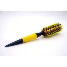 Thermal Hair Brush Mixed Boar Bristle Wood - Yellow - View 3