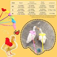 1pc Summer Outdoor Leash For Pets, Angel Wing Design Anti-Lost Pet Outdoor Traction Rope, Practical And Lightweight, Suitable For Ducks, Chickens, Rabbits, Guinea Pigs, Cats, Dogs And Other Medium/Small Pets, Pet Accessories