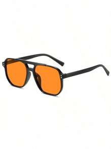 A Pair Of Men's Extra-Large Acrylic Framed Fashionable Glasses