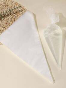 SikeSike 100pcs/Pack Triangular Piping Bags - Essential Decorative Supplies For Cakes, Cookies, Cupcakes And DIY Desserts, Kitchen & Dining Essentials - Clear - View 3