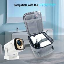Sac de transport robuste pour le projecteur HY260 PRO, sac portable et sac de transport pour projecteur portable, sac de rangement pour projecteur domestique, sac de transport rigide de protection (sac seulement)