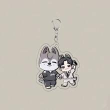 Sanrio 1 pezzo Portachiavi SKZOO, merchandise del gruppo idol coreano SKZ per fan, collezione creativa derivata, regalo per le vacanze per decorare borse, collezione premium, ideale per San Valentino, Natale, Eid Al-Adha