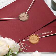 25 pezzi di adesivi con sigillo di cera a motivo 520, adesivi autoadesivi per buste, inviti di matrimonio, biglietti di auguri, confezioni regalo, articoli per il ritorno a scuola, forniture scolastiche