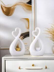 Eight-Character Love Decorative Ornaments, Circular Modern Nordic Simple Bookshelf Ornaments, Doughnut Bohemian Beautiful Ornaments, Suitable For Stylish Living Room Porch Tea Table Ornaments.