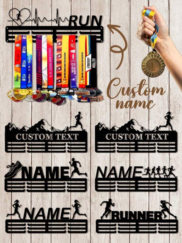 Personalized Custom Medal Holder, Boho-Chic Metal Medal Display Rack - Wall-Mounted Organizer For Medals, Clothes & Hats, Perfect For Living Room, Kitchen, Office Decor Ideal Gift For Holidays, Sleek Design For Hard-Earned Medals, Kitchen Organizer Sleek Medal Holder Classic Style, Medal Hanger Display,Multi-Functional,Durable,Ornamental,Reusable,Exquisite,Stylish,High-Quality,Colorful,Modern,Custom,Personalized,Unique,Ideal Gifts For Him,Ideal Gifts For Her,Boyfriend,Dad,Girlfriend,Mom,Family,Friends,Tea Room,Home,Garden,Office,For Anniversaries,For Valentine's Day,For Mother's Day,For Birthdays,For Father's Day,For Graduation,For Weddings,For Housewarming