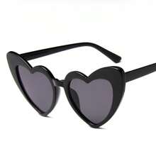 1pc Fashionable Funny Pet Heart Decorated Glasses