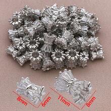 1/2/3件18k镀金珠帽锆石双花珠帽花丝花珠黄铜珠隔片双头珠帽适用于珠宝制作手链耳环用品女士 - 彩色 - 查看 6