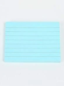 100pcs Multi-Color Line Pattern Sticky Notes, 4 Colors, Portable Student Memo Mark Writing Notebook, Self-Adhesive, Easy To Use Notepad For Office, Home, School,School Supplies,Back To School