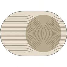 1 件简约线条图案防滑硅胶浴室垫，材质吸水门垫，适用于厨房、浴室，速干，厚度 2.5 毫米，房间装饰浴室配件，返校入口装饰浴室厨房装饰 - 簡約線條D - 查看 13