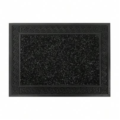 Felpudo de Goma Moqueta Antideslizante Rectangular para Exterior e Interior. Felpudo Atrapapolvo para Entrada Resistente y Duradero de Fácil Limpieza. (37X52 cm)