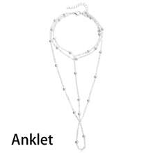 4 Peças/Conjunto Conjunto de Joias Corporais Boho de Praia Sexy e Exageradas para Mulheres, Colar com Pingente Decorativo