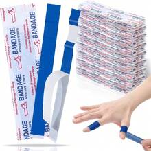 10 片装绷带多样包装防水指尖绷带各种尺寸用于伤口护理急救包