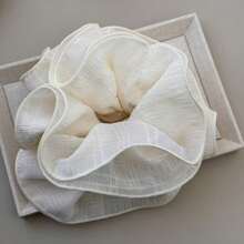 6pcs Women Multi-Color Fresh Lace Double Layer Ruffle Scrunchies, Suitable For Everyday Use