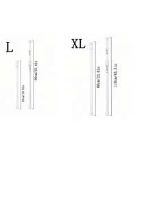 1/2pcs 免钻多功能伸缩杆，安装简便，适用于浴室窗帘杆、阳台晾衣绳、衣柜挂杆、门窗窗帘杆、窗帘杆支架、浴室配件卧室、收纳盒、家居收纳、女式白色 T 恤、女式黑色裤子、女士冬装、连衣裙， - 白色 - 查看 17
