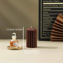 1 cây nến thơm hình trụ kiểu nhà thờ Bắc Âu cổ điển, không khói, thích hợp để trang trí nhà cửa, trang trí ngày Valentine, tiệc tùng, trang trí trung tâm bàn ăn, quà tặng ngày lễ, bữa tối/tiệc tùng, thư giãn/thiền định và tạo không gian ánh sáng ấm cúng. - Nhiều màu - Xem 25