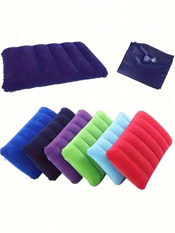 Cuscino da campeggio gonfiabile portatile da esterno, cuscino per sacco a pelo, cuscino per riposare, perfetto per viaggi e campeggio, materassino da campeggio rettangolare autogonfiante, ottimo regalo per vacanze e attività all'aperto, adatto per campeggio, ufficio domestico, sonno, viaggi, escursioni, pisolini, supporto per collo e vita
