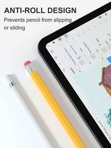 Christmas Gift Season Retro Pencil Shape Protective Case Compatible With Apple Pencil Pro Case & Apple Pencil 2nd Generation Case, Compatible With Magnetic Charging, Double Tap, Squeeze, Haptic - Multicolor - View 3
