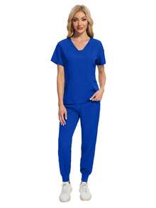 护士制服女医院医生护理裤套装宠物诊所兽医制服美容SPA工作服