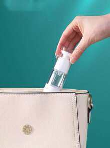 Botella con bomba de vacío, botella de loción vacía reutilizable, envase de almacenamiento de cosméticos, botella de crema y loción portátil para viajes, set de viaje con botella rociadora, botella de loción humectante, artículo de viaje, regalo del Día del Padre