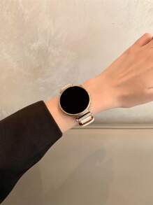 18mm 20mm 22mm Regular Leather Watch Band - Fashion Replacement Strap Compatible With Huawei, Galaxy Watch 6 5 4 40mm 44mm, Galaxy Watch 5 Pro, Galaxy Active 2, Watch 6 4, GT4 GT3 GT2 Pro, Unisex Design